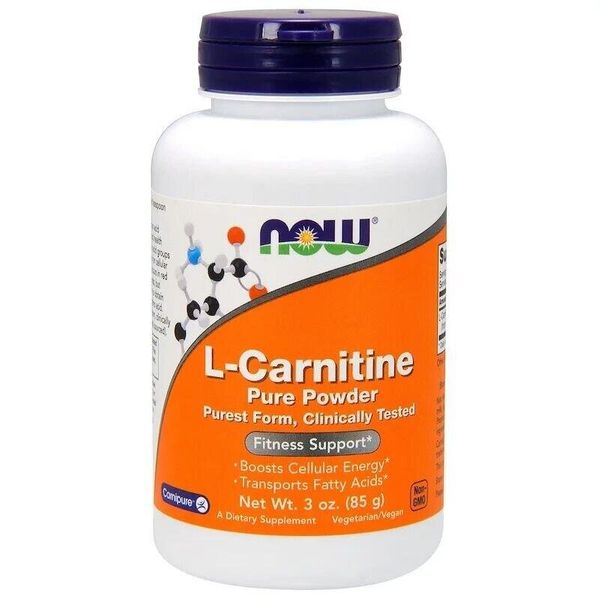 

Карнитин L-Carnitine Now Foods порошок 85 г (NF136)