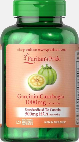 

Гарциния камбоджийская Garcinia Cambogia Puritan's Pride 500мг 120 капсул (PP405)