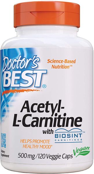 

Жиросжигатель Doctor's Best Acetyl-L-Carnitine 500 mg, 60 капсул
