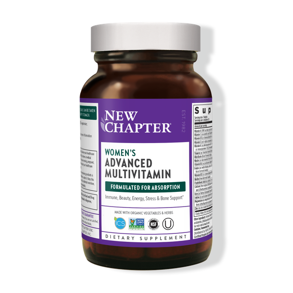 

Вітаміни для жінок Women's Advanced Multi New Chapter 72 таблетки (NCR069)
