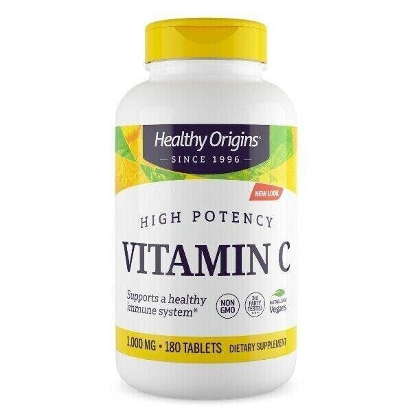 

Витамин C Vitamin C Healthy Origins 1000 мг 180 таблеток (HO066)