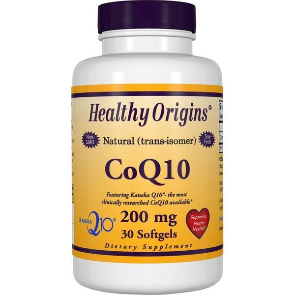 

Коэнзим CoQ10 Q10 Kaneka Healthy Origins 200 мг 30 капсул (HO016)