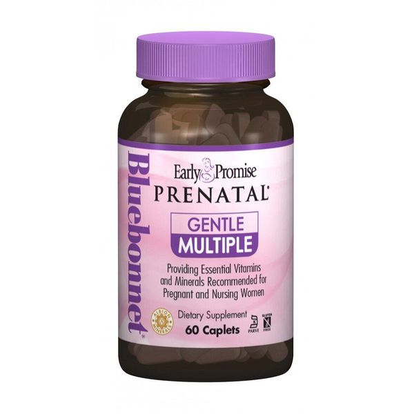 

Витамины для беременных Early Promise Prenatal Gentle Multiple Bluebonnet Nutrition 60 каплет (BB039)