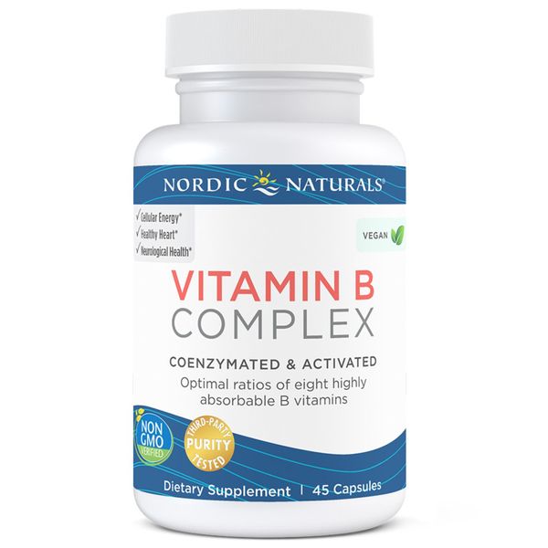 

Комплекс виаминов B Vitamin B Complex Nordic Naturals 45 капсул (NN047)