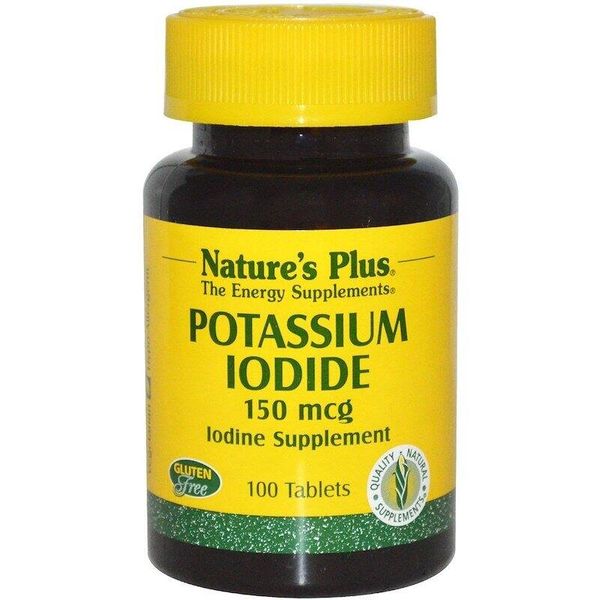 

Йодид калия Potassium Iodide Nature's Plus 150 мкг 100 таблеток (NP157)