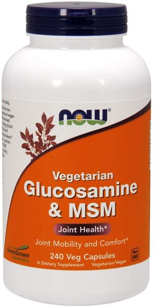 

Глюкозамин и МСМ Glucosamine & MSM Now Foods 240 капсул (NF243)