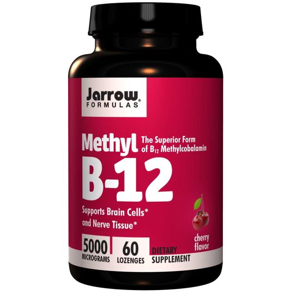 

Витамин В12 Methyl B12 Jarrow Formulas вишня 5000 мкг 60 леденцов (JF040)