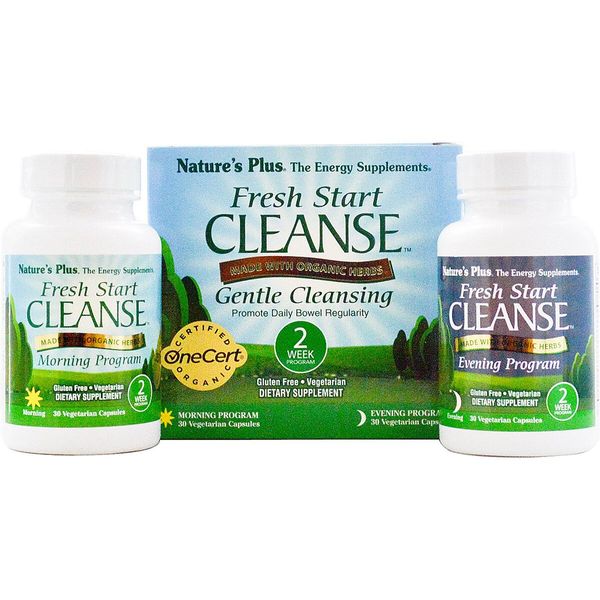 

Очистка организма Fresh Start Cleanse Kit Nature's Plus программа на 14 дней из 2 частей 60 капсул (NP142)