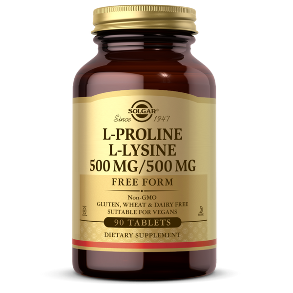 

Пролин лизин L-Proline/L-Lysine Solgar 500/500 мг 90 таблеток (SOL215)