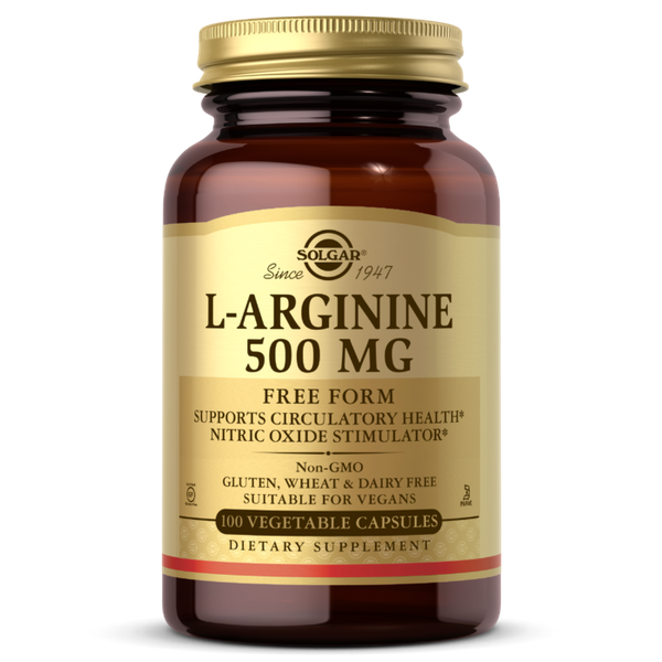 

L-Аргинин L-Arginine Solgar 500 мг 100 капсул (SOL017)