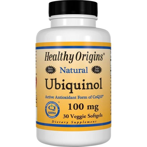 

Убихинол (Kaneka QH) Ubiquinol Healthy Origins 100 мг 30 капсул (HO024)