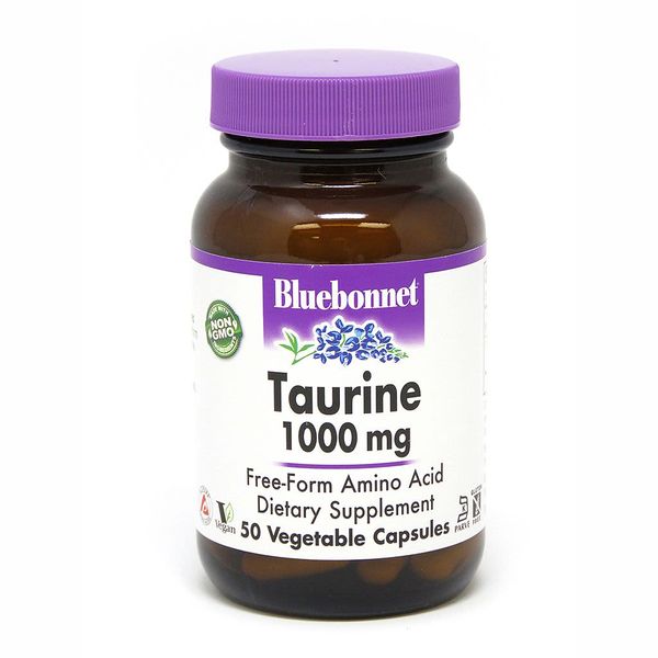 

Таурин Taurine Bluebonnet Nutrition 1000 мг 50 капсул (BB200)