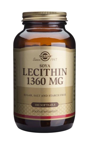 

Лецитин Lecithin Solgar невибілений 1360 мг 100 капсул (SOL155)
