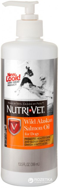 

Добавка Nutri-Vet из масла дикого лосося для защиты шерсти собак 399 мл (669125507315)