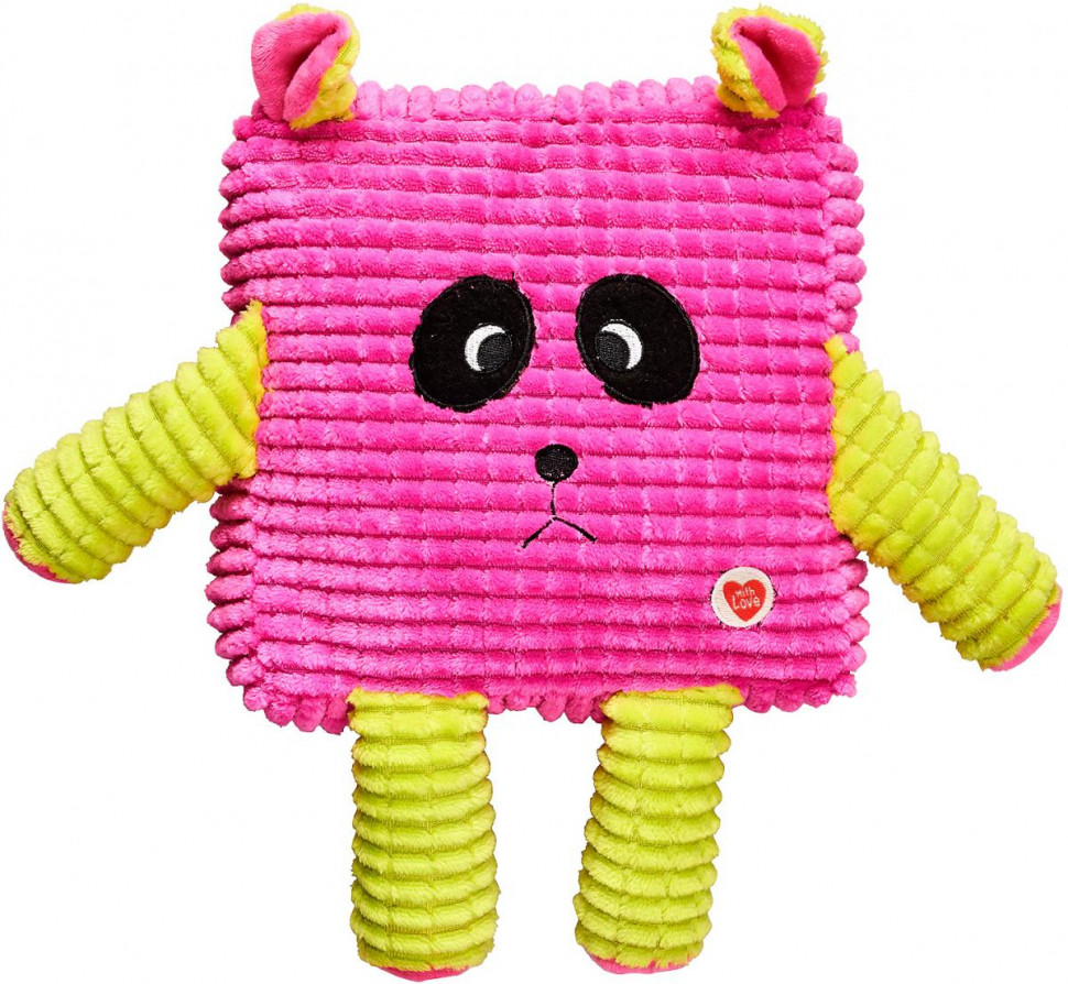 

Іграшка для собак GimDog Cuddly Cubes Мордочки, Рожева, 30 см