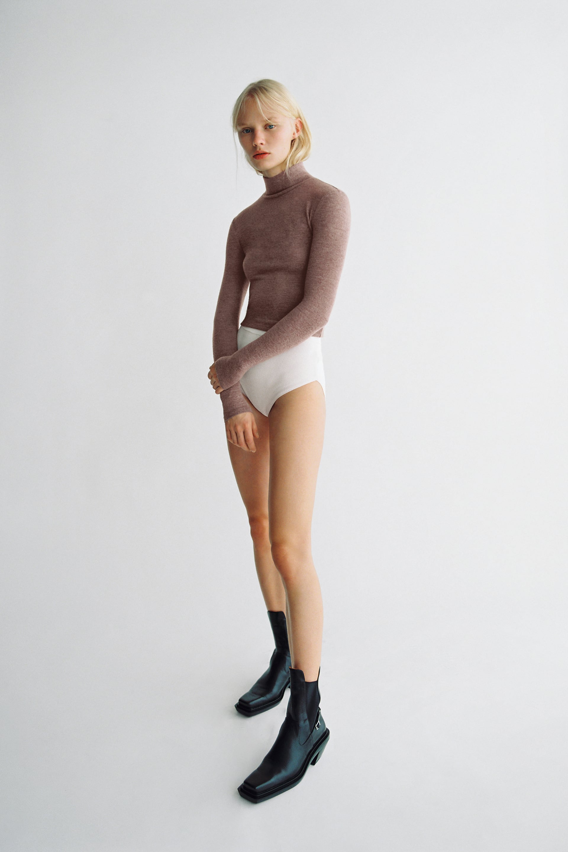 

Гольф Zara  кофейный 1014421706, Гольф Zara M кофейный 1014421706