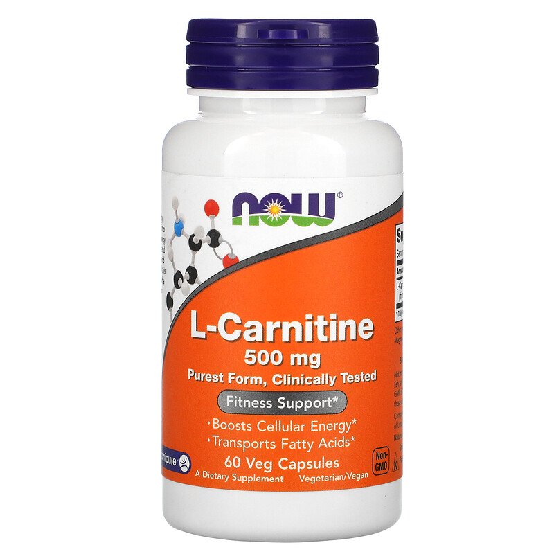 

L-карнитин Now L-Carnitine 500 mg 60 капс Без вкуса (3325f51)