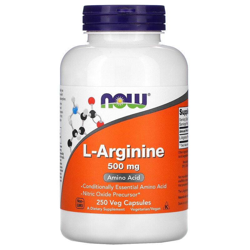 

Аминокислота NOW L-arginine 500 mg 250 капс Без вкуса (3312f51)