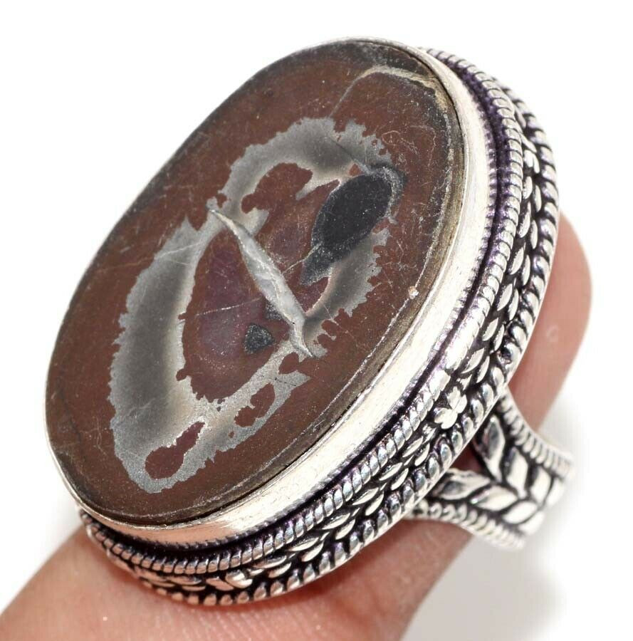 

Кольцо с камнем септария, 18 размер W6875
