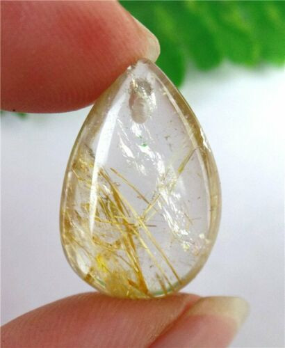 

Подвеска с камнем рутиловый кварц HM57435