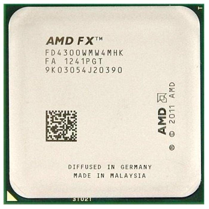 

Процессор AMD FX-4300 3.8GHz/4Mb/2000MHz (FD4300WMW4MHK) 95W sAM3+, tray