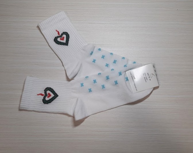 

Носки белые с принтом "Сердце" NiceSocks -40р (659, Носки белые с принтом "Сердце" NiceSocks 36-40р (659)