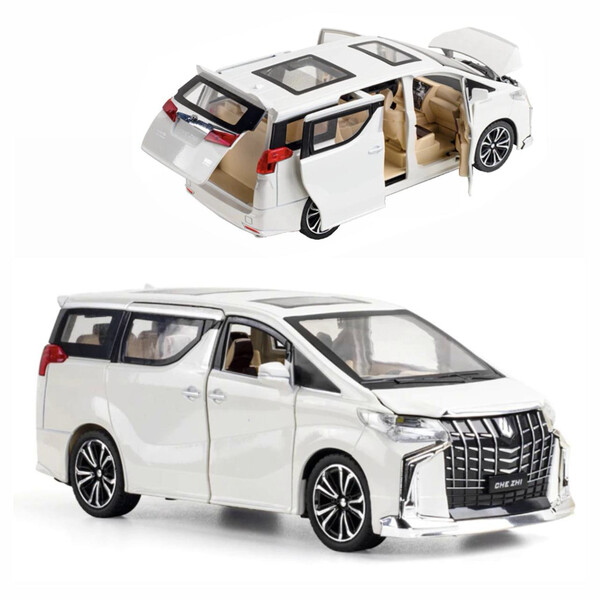 

Машинка микроавтобус Toyota Alphard игрушка моделька металлическая коллекционная 1:24 Белый (1316527)