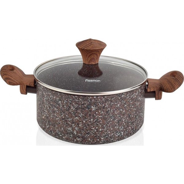 

Кастрюля Fissman Magic Brown 4.7л с антипригарным покрытием