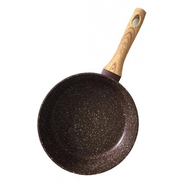 

Сковорода Fissman Mosses Stone Ø24см с деревянной ручкой