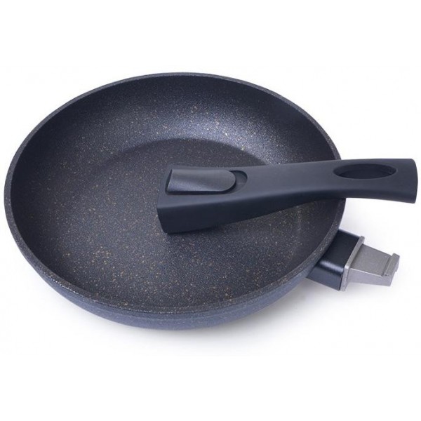 

Сковорода Fissman Cosmic Black Ø24см со съемной ручкой