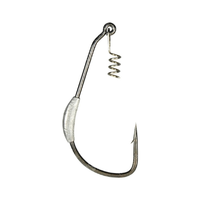 

Крючок Gamakatsu Worm Ewg Superline Spring Lock Weighted 7g № 6/0, 4шт