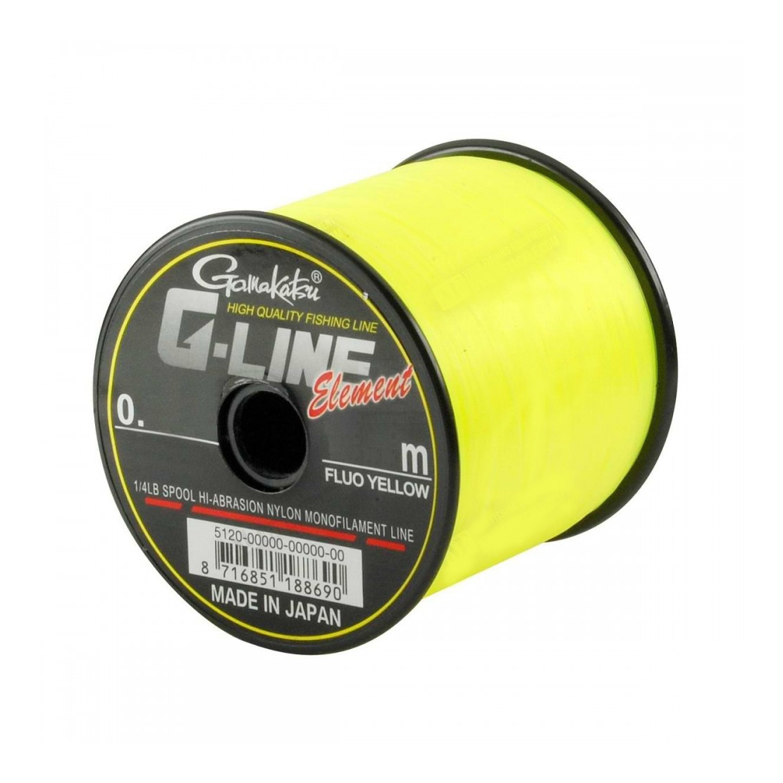 

Леска Gamakatsu G-Line Element Fluo Yellow 370m 0.60mm, 21,3kg желтый (5120-60)