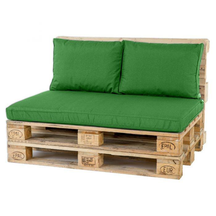 

Комплект подушек для мебели из поддонов Арт Деко Текстиль Kraft 1200x800x80 Зеленый