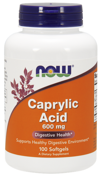 

Каприловая кислота Caprylic Acid Now Foods 600 мг 100 капсул (NF332)