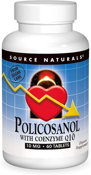 

Поликозанол комплекс Policosanol Cholesterol Source Naturals 60 таблеток (SNS141)