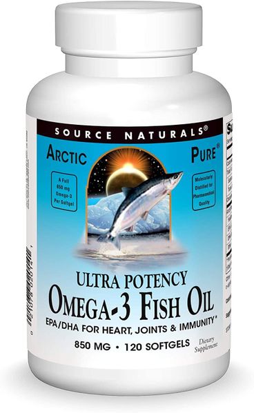 

Рыбий жир Omega-3 Fish Oil Source Naturals арктический 850 мг 120 капсул (SNS041)