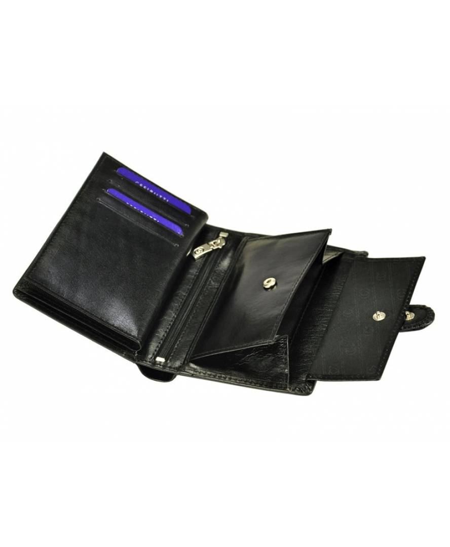

Кошелёк мужской Cefirutti 7680278-5 черный 9.5x12.5 см