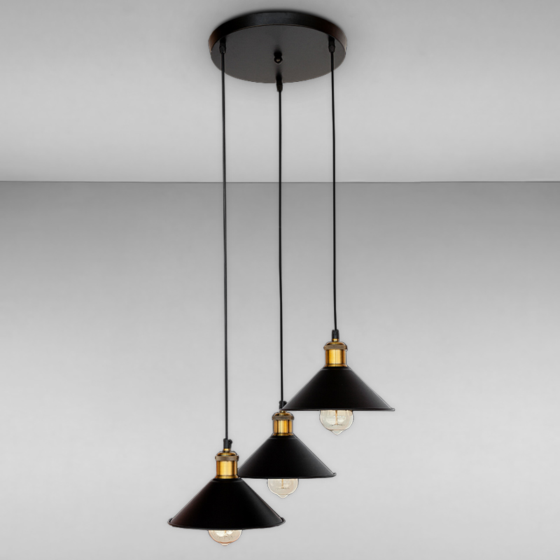 

Люстра подвесная Light House LS-17179F11-3 BK (300) черная