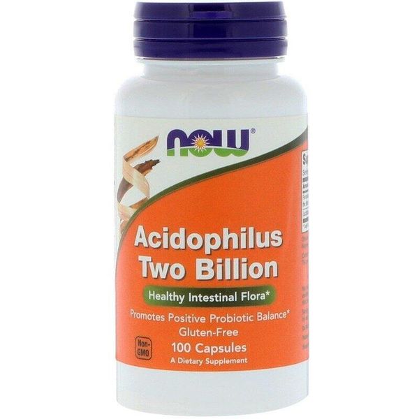 

Пробиотики Acidophilus Now Foods 2 млрд КОЕ 100 капсул (NF578)