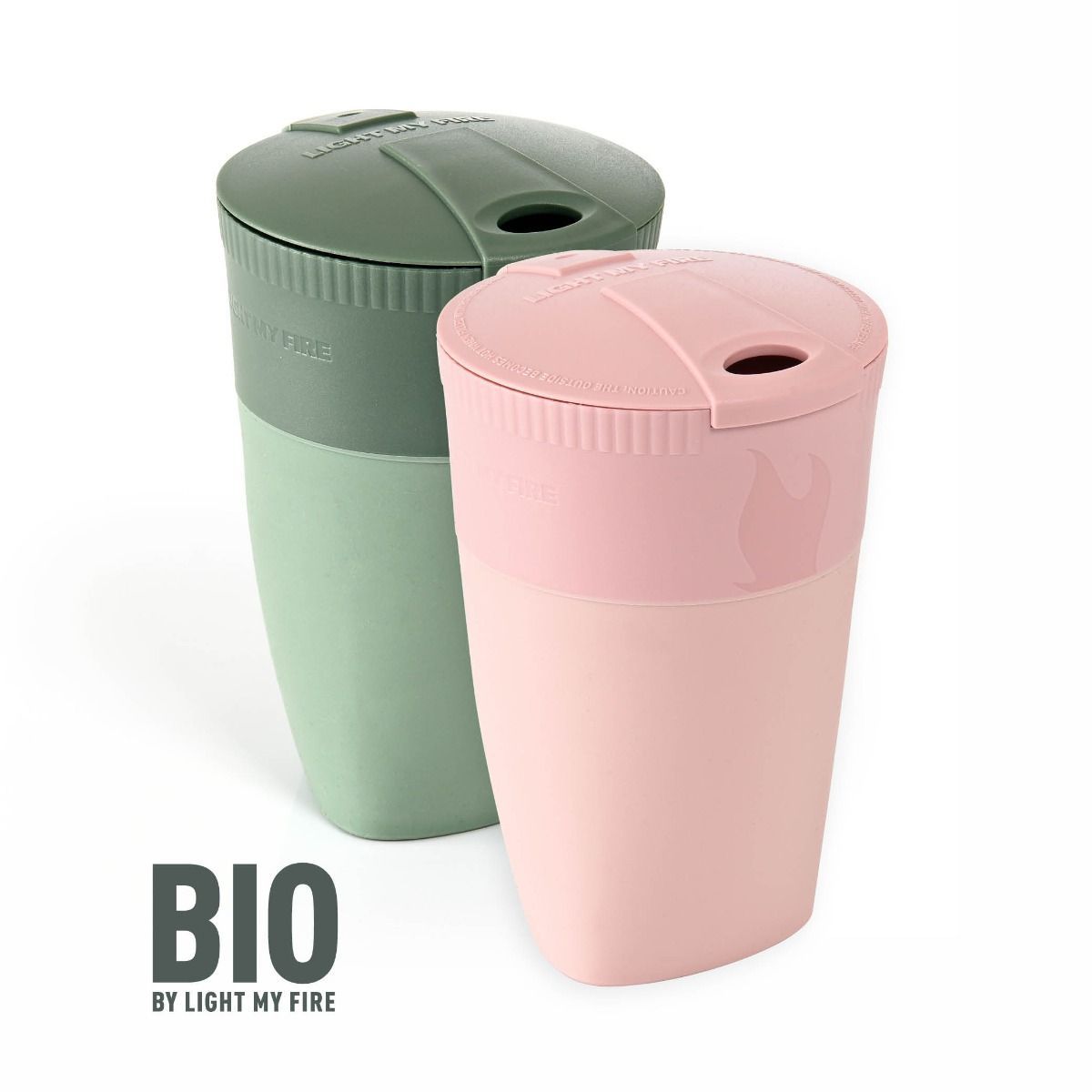 

Набор посуды Light My Fire Pack-up-Cup BIO 2-pack Pink/Green (LMF 2423911313)