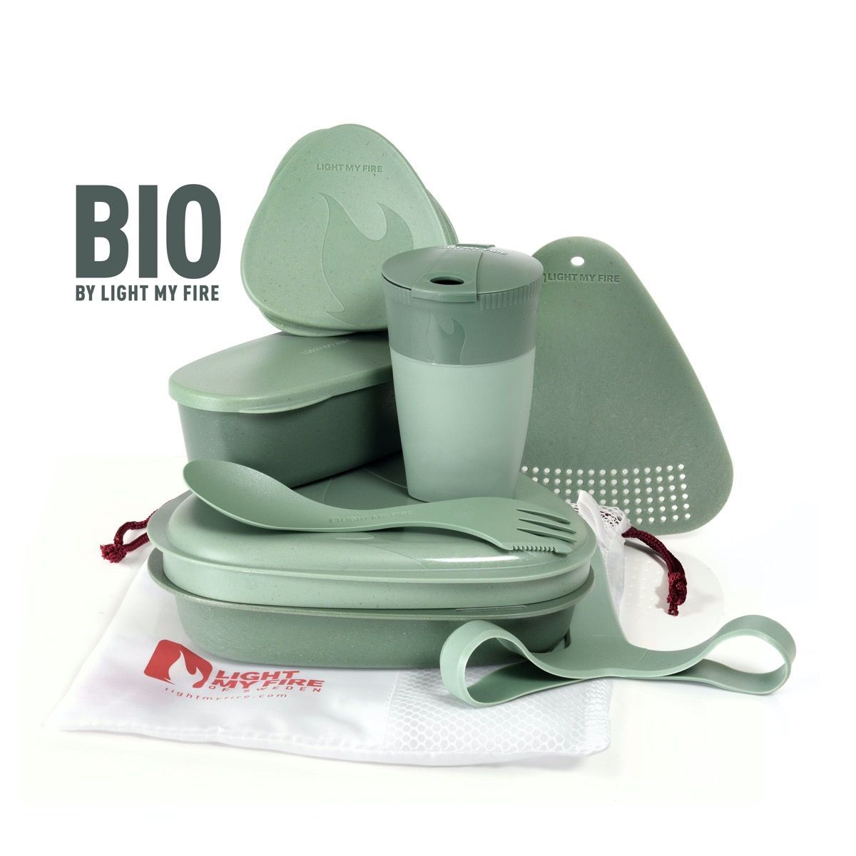 

Набор посуды Light My Fire MealKit BIO 8 pcs, Sandy Green (LMF 2413610610)