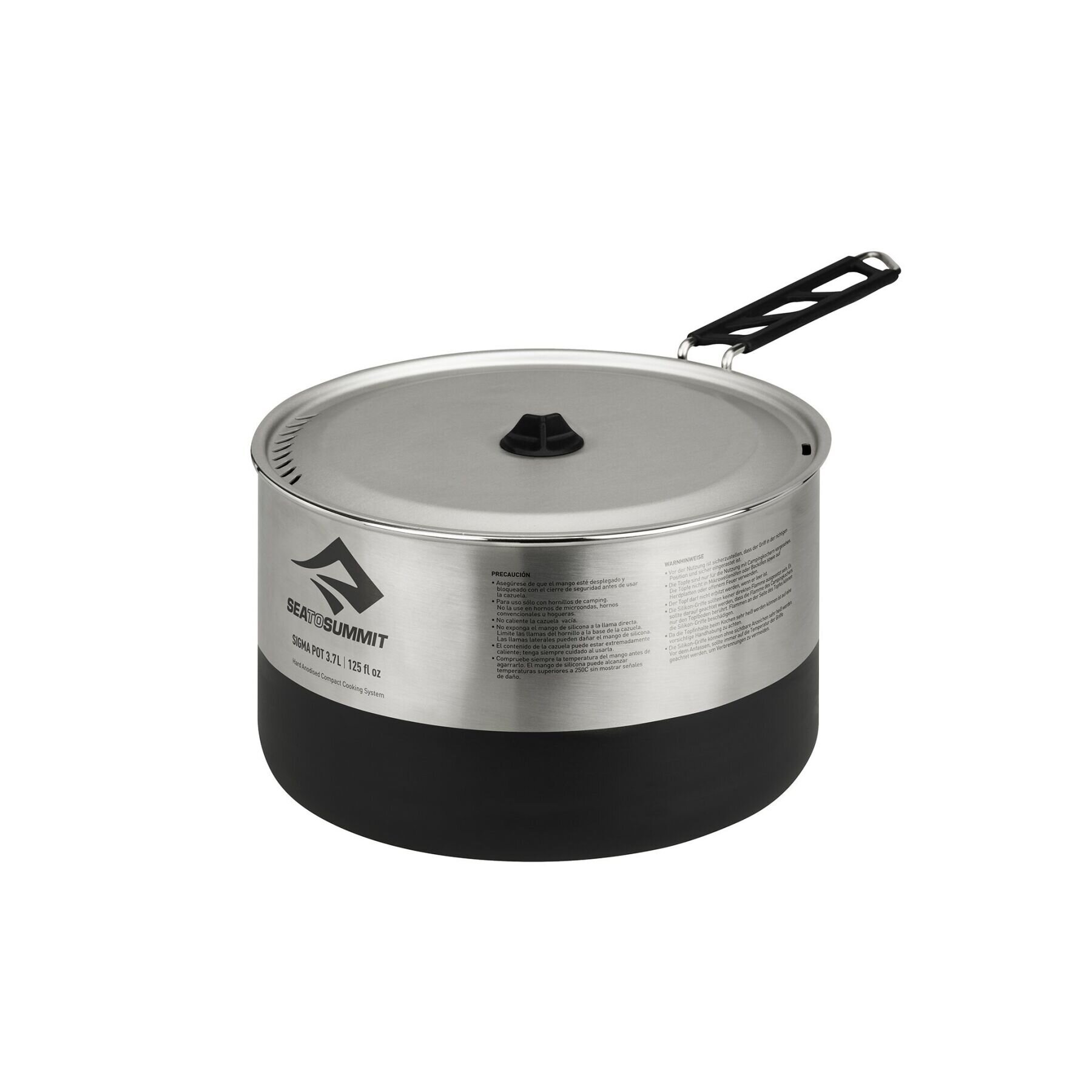 

Кастрюля Sea To Summit Sigma Pot Black/Siver, 3700 мл