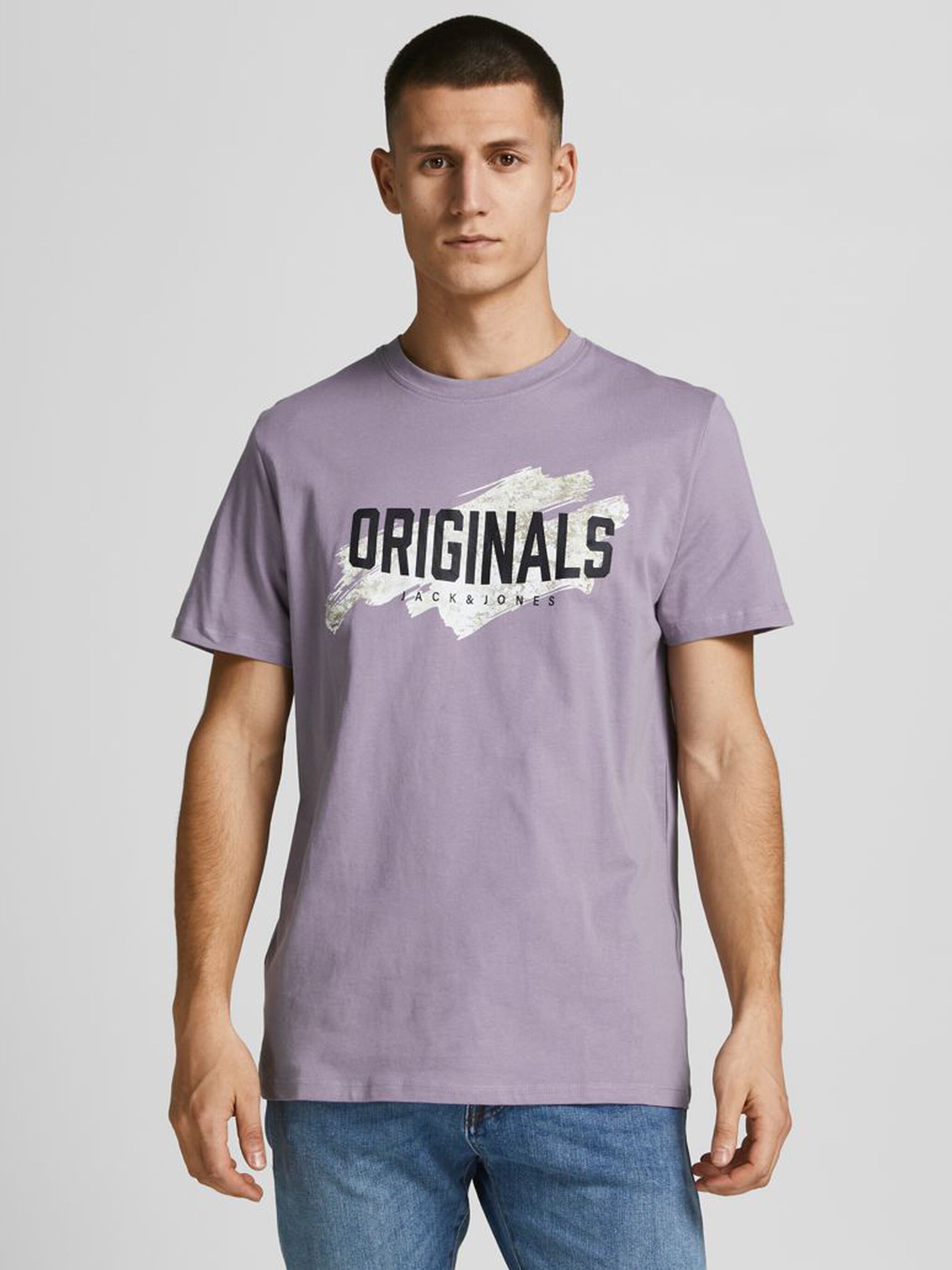 

Футболка Jack & Jones 12205191  Purple Ash, Футболка Jack & Jones 12205191 S Purple Ash