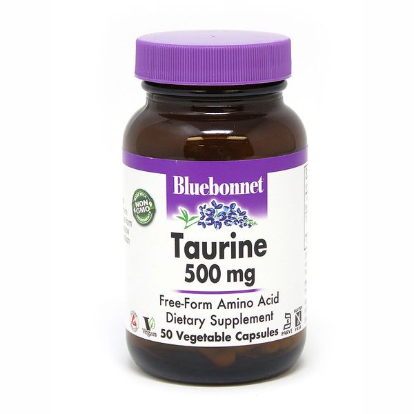 

Таурин Taurine Bluebonnet Nutrition 500 мг 50 капсул (BB071)
