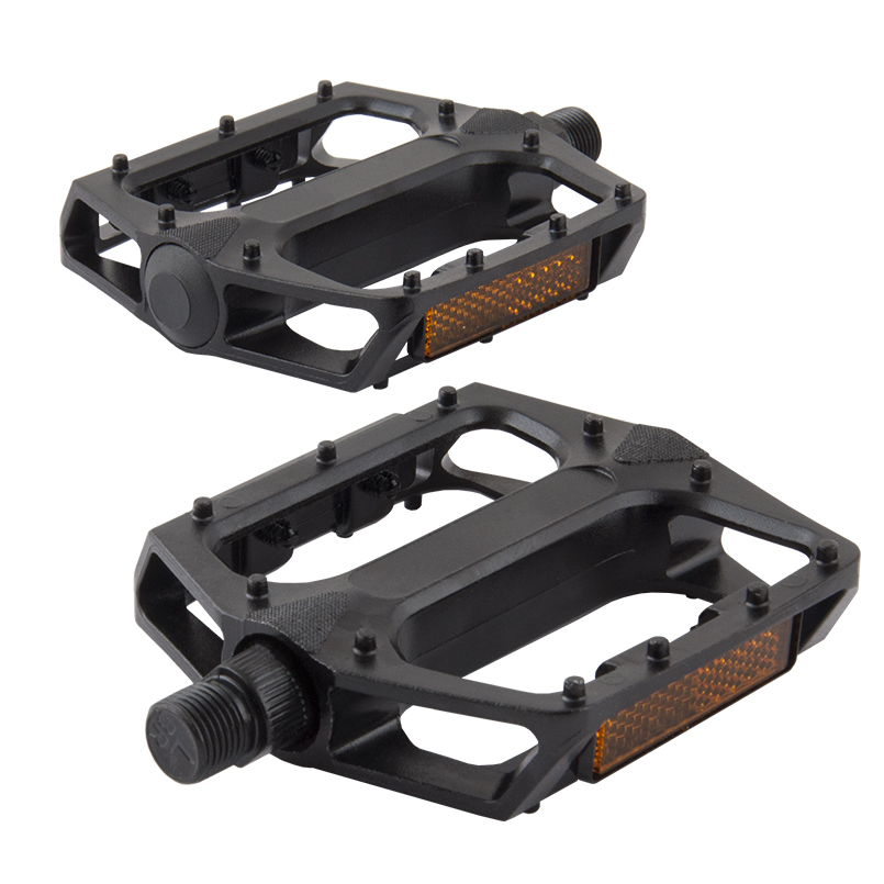 

Велосипедные педали GREY'S из алюминиевого сплава, черные, 1 пара (GR14120)