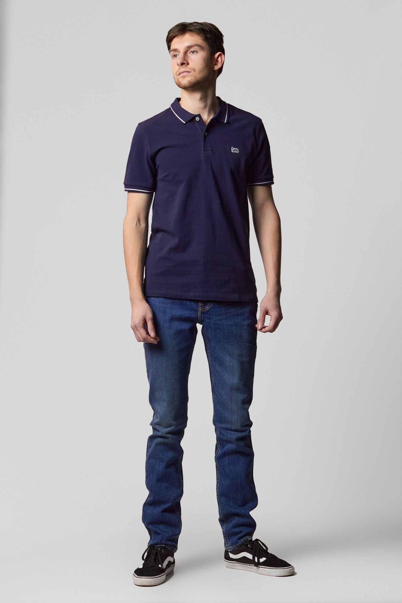 

Поло Lee Pique Polo Regular Fit Темно-синий -00, Поло Lee Pique Polo Regular Fit Темно-синий S-00