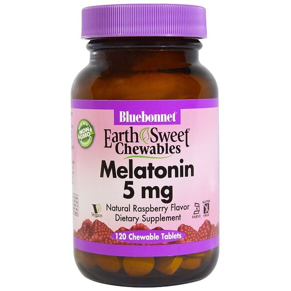 

Мелатонин Melatonin Bluebonnet Nutrition малина 5 мг 120 жевательных таблеток (BB138)