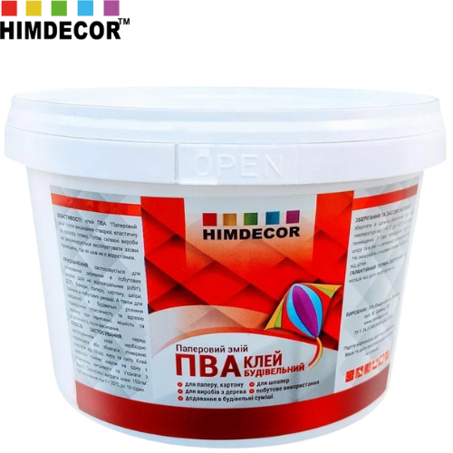 

Клей ПВА строительный Himdecor Паперовий Змій 5 кг