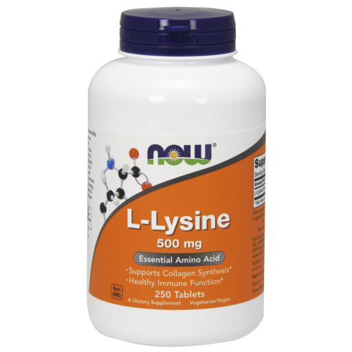 

L- лизин L-Lysine Now Foods 500 мг 250 таблеток (NF123)