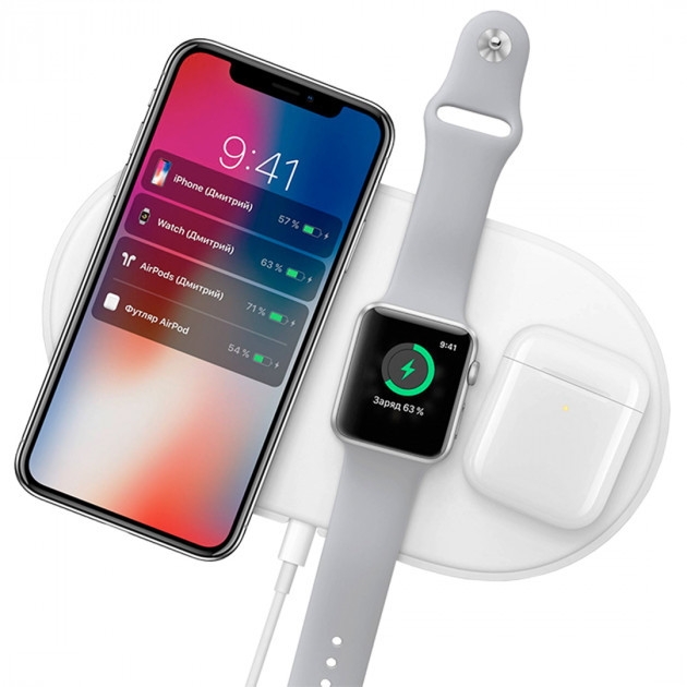 

Беспроводное зарядное устройство 3 in 1 AirPower White